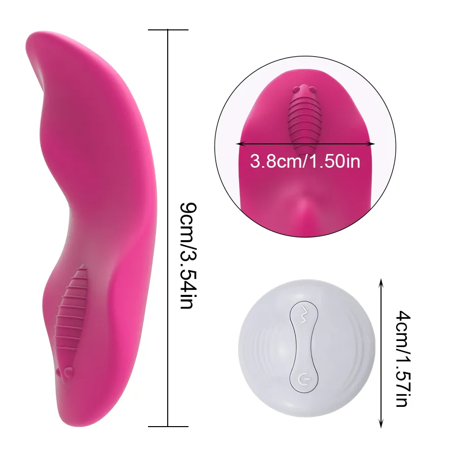 Khalesex Stimulateur clitoridien Télécommande sans fil Panty Vibromasseur portable Oeuf vibrant invisible Jouets sexuels pour adultes pour femmes MX195318031