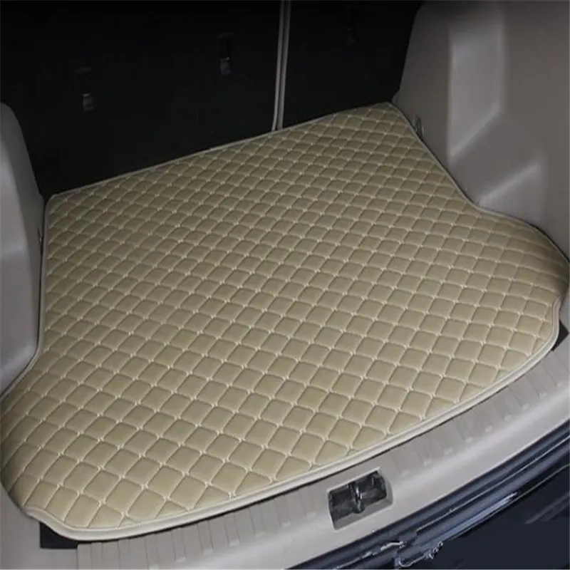 Carro anti-skid trunk esteira, tapete de couro impermeável esteira plana, esteira plana adequado para Mercedes-Benz R Classe seis assentos 2010-2017Year
