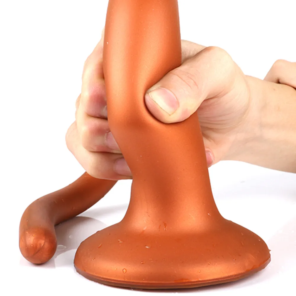 Super lungo vibratore anale butt plug massaggio prostatico ano dilatatore vaginale masturbazione adulto giocattolo erotico del sesso le donne SM gay sesso anale Y6289856