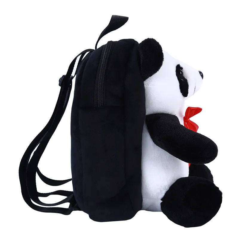 Plush children's Bag Panda Backpack Kid Girl Cartoon Birthday Gift Plush Panda children's Bag School Backpack1192l