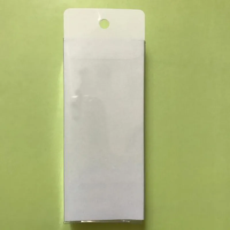 Gift Wrap Empty White Clear Retail PVC Box Package For 1M 2M 6FT Data Cable Universal Packaging Smartphone Charger Line1222h