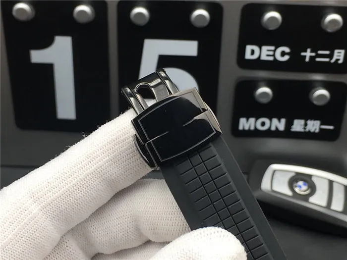Super 58 Montre de Luxe automatyczny ruch zegarków 316L drobna stalowa obudowa średnica 40 mm grubość 12 mm Wodoodporna 50 m gumowa opaska 266Z