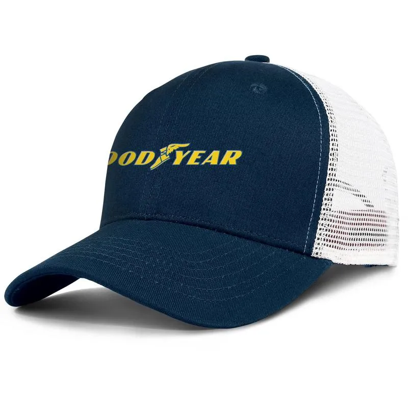 Goodyear verstellbare Trucker-Meshcap für Herren und Damen, individuelle Mode, Baseball, personalisierte klassische Baseballmützen, Reifen, Logo Goodyear T274K