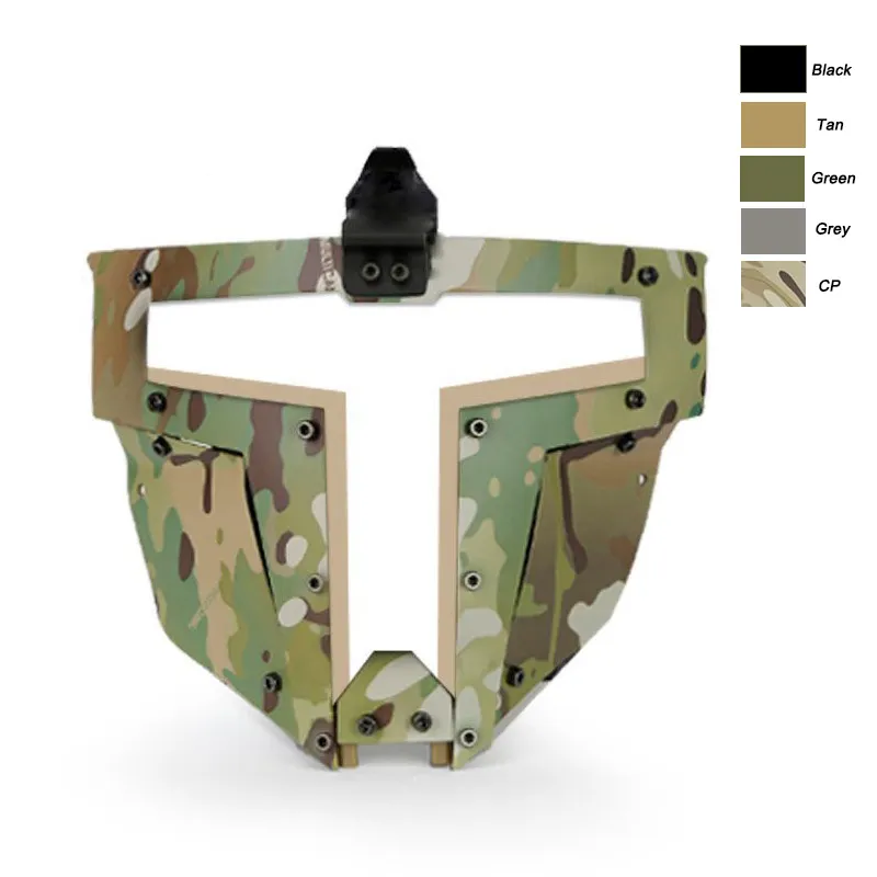 Tactical Fast Helmet Mount PC Mask Outdoor Paintball Shooting Face Protection Gear NO03-310