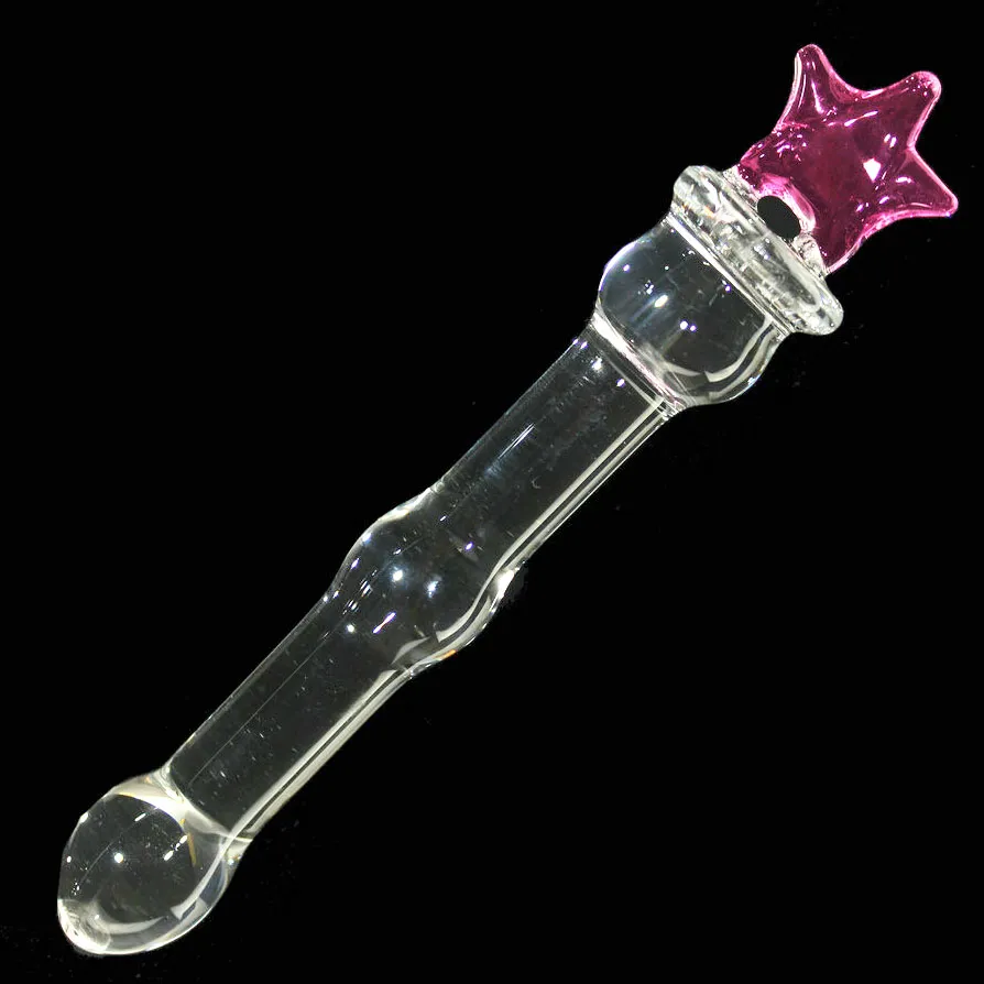 hh025Star Glass butt plug anal sex toys for woman-dildo-beads (10)