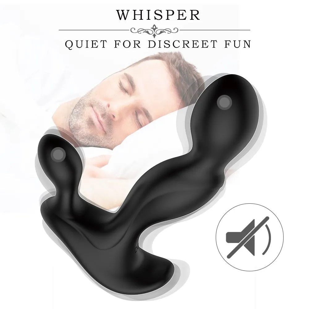 Wibrujący masażer prostaty z 7 prędkościami ładownymi męskimi produktami erotycznymi Butt Plug Anal Vibrator Sex Toys For Men Sex Shop T2003051706