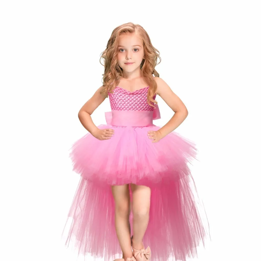 Tutu Jurk Baby Meisjes Jongens Galajurk Strap Nieuwe 2019 Wit Zwart Roze Bloem Tutu Handgemaakte Prinses Pluizige Zachte Mesh tule Jurk J7074328