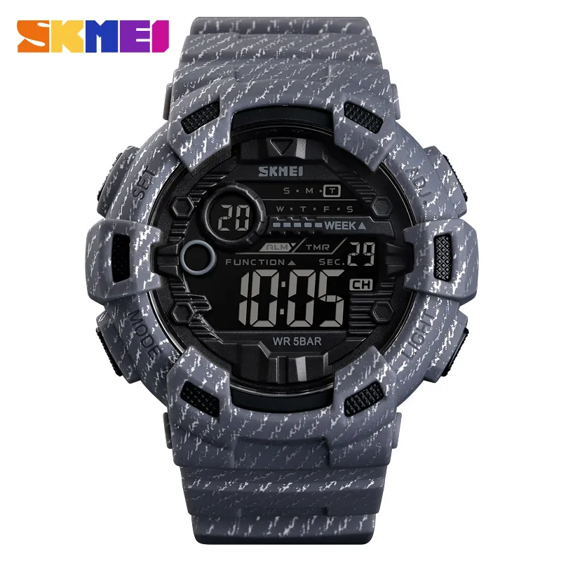 SKMEI 1472 Men Digital Watch Calendar Chronograph Outdoor Sports Watches Waterproof Male Wristwatch Relogio Masculino239A