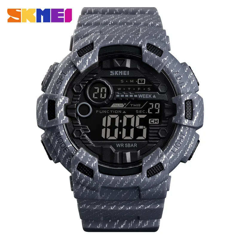 Skmei 1472 Men Digital Watch Calender Chronograph Outdoor Sports Watches Waterproof Male Wristwatch Relogio Masculino324h