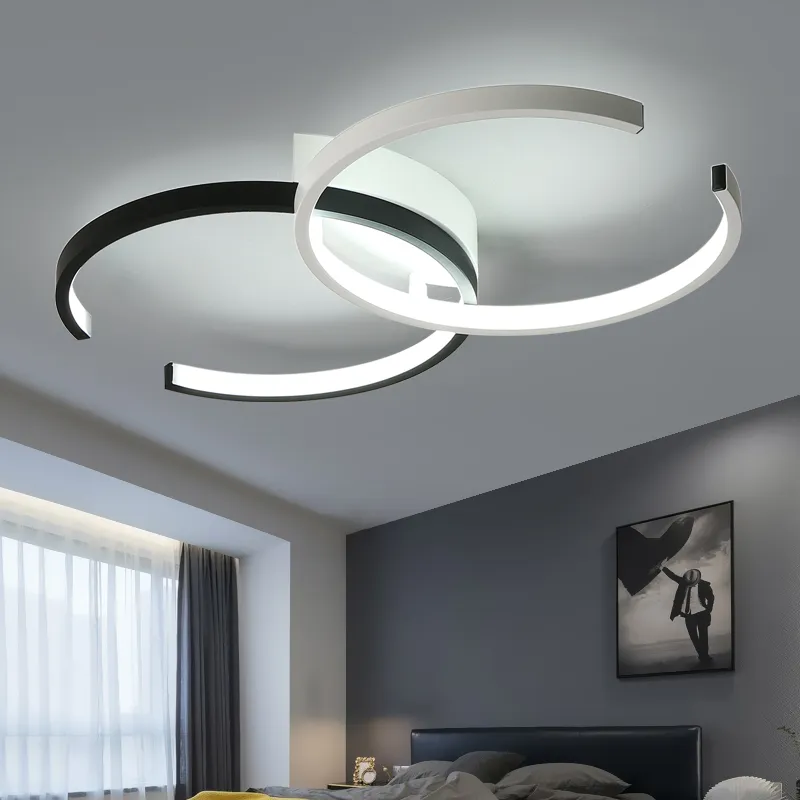 Plafond moderne à LEDs lumières lustre lustre pour salon chambre étude maison maison déco C lustres de mode créative lumière 110235E