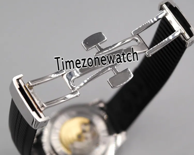 Nowy Aquanaut 5168G-010 Stal Case Zielona tekstura Wybierz Automatyczne męskie zegarek Zielone gumowe zegarki Wysokiej jakości tanie dla timeZoneWatc191U