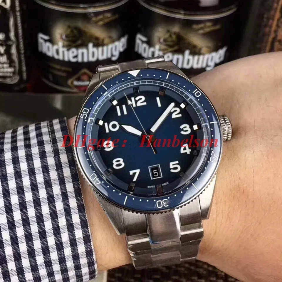NOVO Luxusuhr relógios movimento automático moldura de cerâmica pulseira de metal relógio masculino orologio di lusso de alta qualidade relógios de pulso esportivos286o