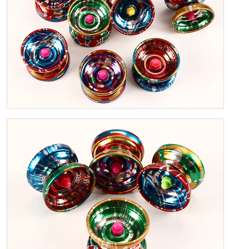 Professional Metal Responsive Yoyo Ball String Set High Speed Alloy Aluminum Design For Kids