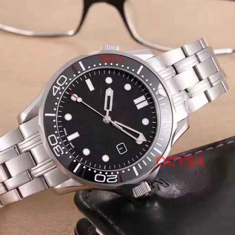 Mode luxe caoutchouc hommes mécanique mouvement automatique hommes maître Designer Tag montre montres montres homme montre de luxe326k