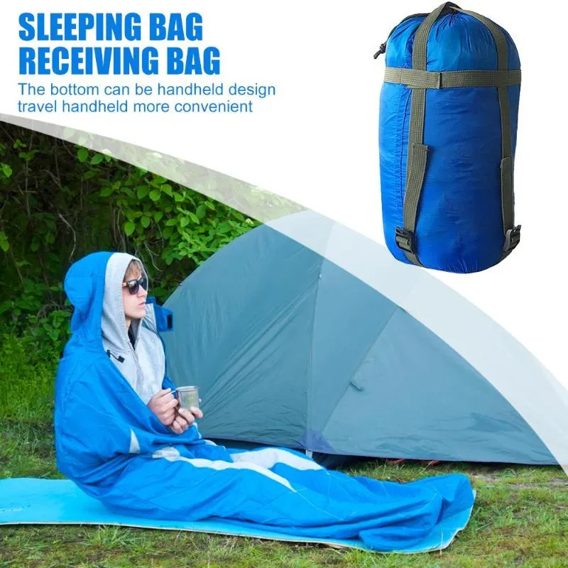 Saco de dormir para acampar, saco de compresión, hamaca de ocio, paquetes de almacenamiento, bolsas, almacenamiento portátil para viaje, Camping, Bag328p