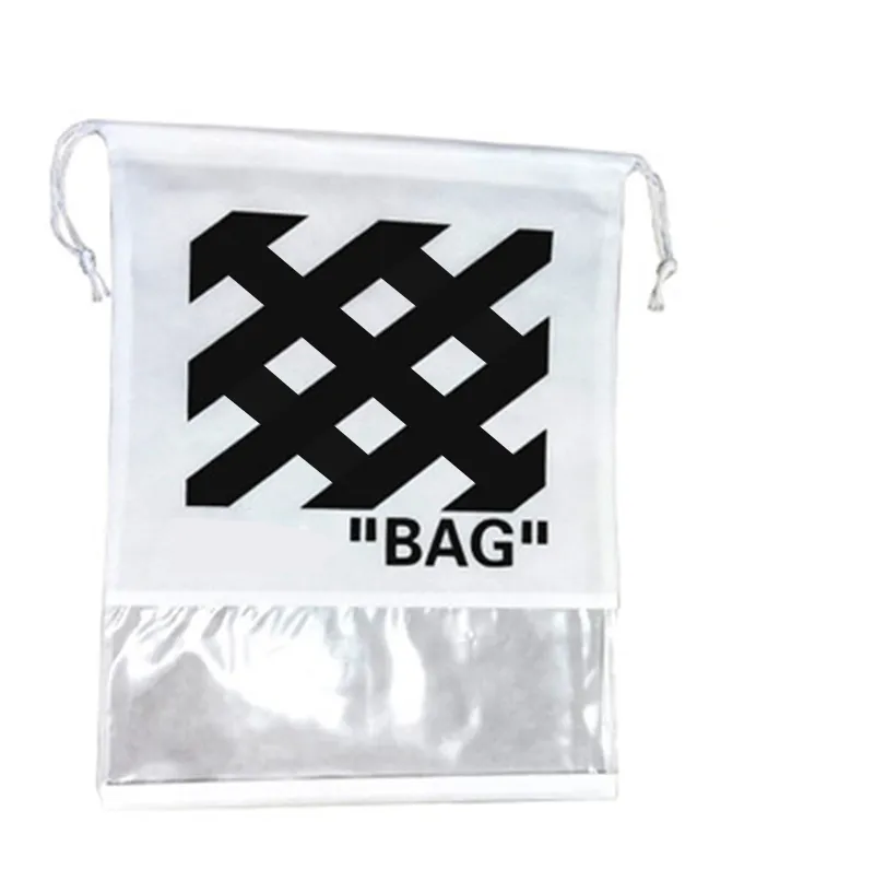 2020 материалы мешки с мешками для рюкзака для рюкзака Balck Stripes Outdoor рюкзак блеск спортивные мешки на плече.