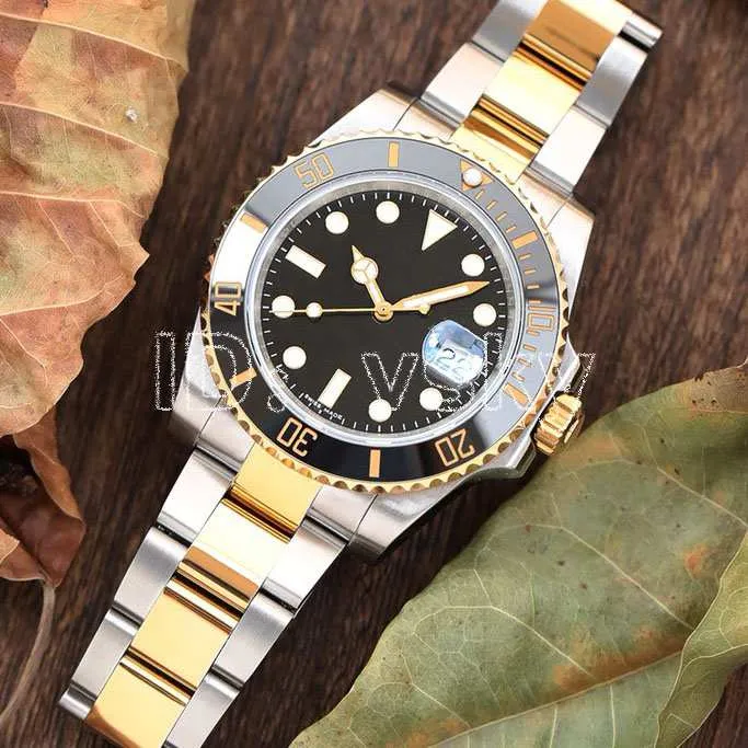 Luxe horloge Keramisch Automatisch Mechanisch Groot vergrootglas Roestvrij staal Stevige sluiting President Heren Designer Horloges Watches170U