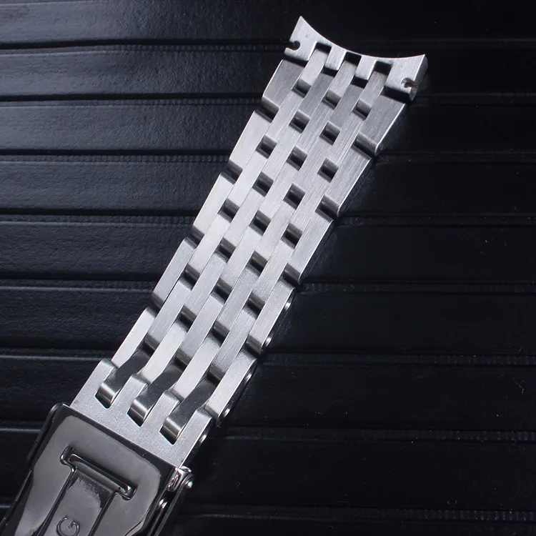 22mm 24mm Cruved end hoge kwaliteit massief roestvrij stalen horlogeband voor Breitling Watch342e316h