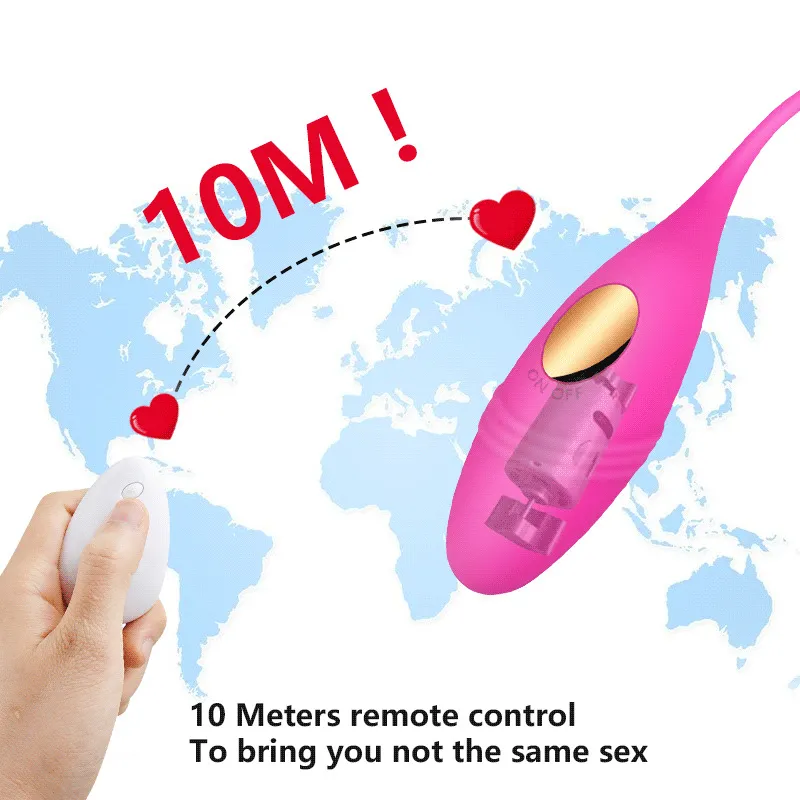 Draadloze Afstandsbediening Vagina Vibrator Volwassen Vrouwelijke Massager Love Egg Vibrator Seksspeeltje voor Vrouwen Anale speeltje Masturbator Y2004118257019