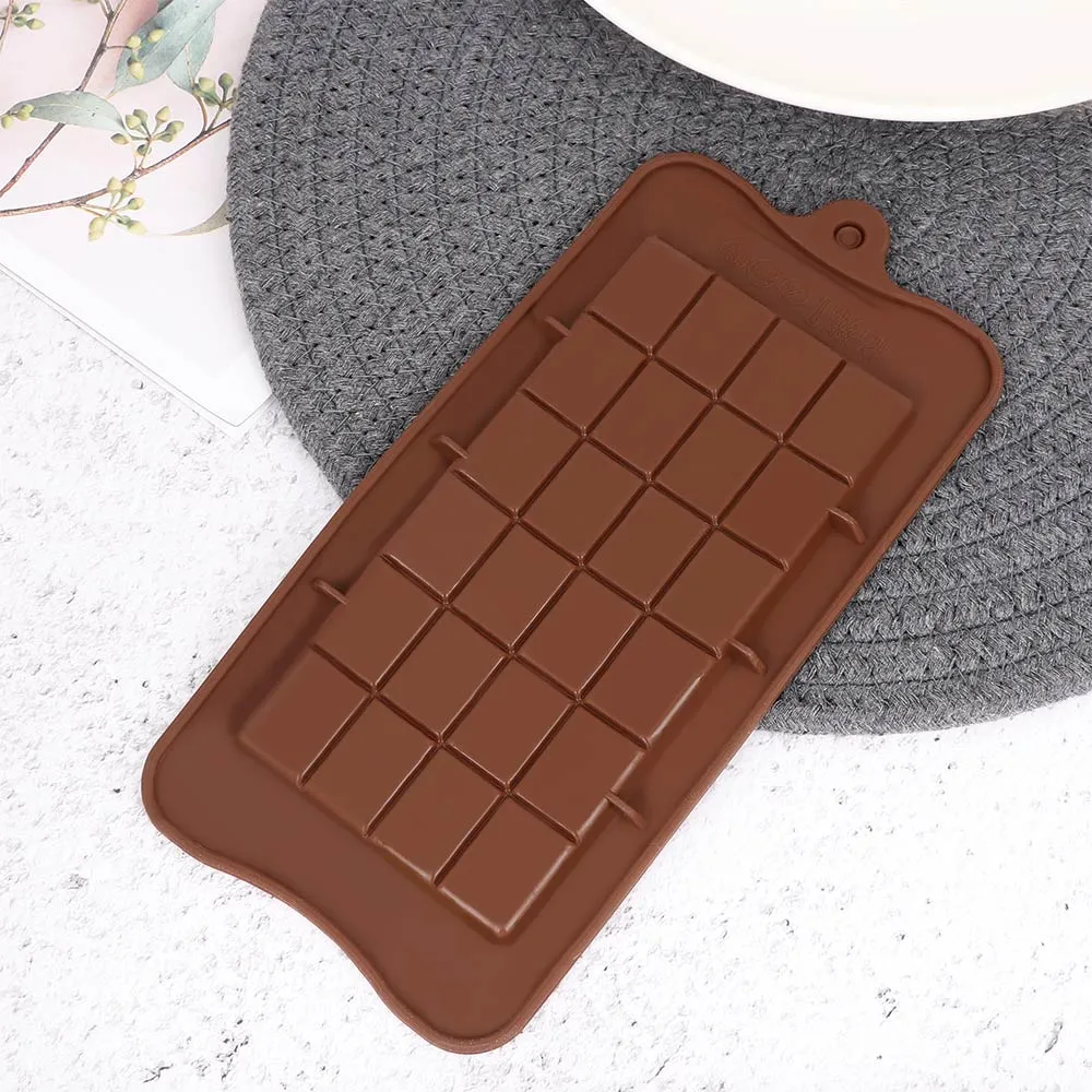 Umweltfreundliche Silikon Schokolade Süßigkeiten Form Kuchen Backen Form Backen Gebäck Werkzeug Bar Block Eis Tablett Mould221z