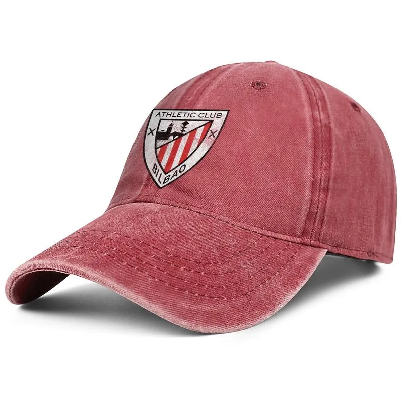 Stijlvolle atletische Bilbao Los Leones Ath Flag Unisex Denim Baseball Cap Blank Custom Hats Flash Gold Classic Red Distressed Gold GRA2707483
