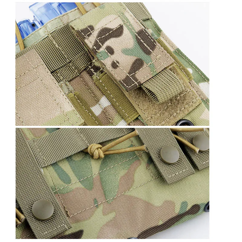 Outdoor Sports Tactical MOLLE Magazine Pouch Backpack bag Vest Gear Accessory Mag Holder Cartridge Clip NO11-553