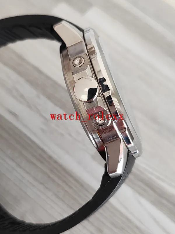 Högkvalitativ herrsportsavträdesdatum IW329001 Ocean Black Dial Automatic 316L Steel Case Gummiband 42mm Sapphire Wristwatches327s