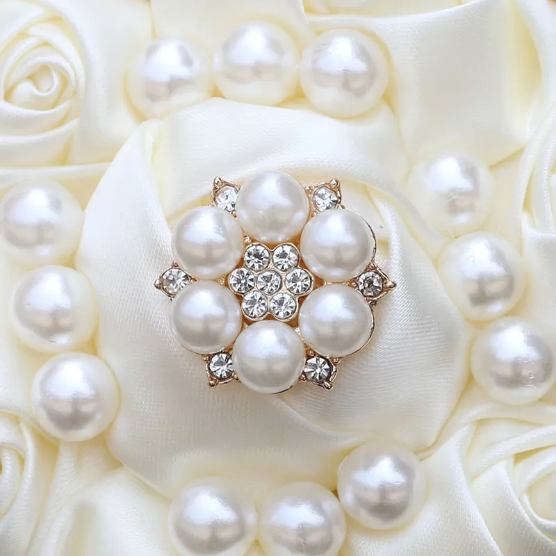 Bouquets de mariage en diamant perlé bleu royal ivoire faits à la main, demoiselle d'honneur artificielle tenant des fleurs, accessoires de mariage W234B305Z