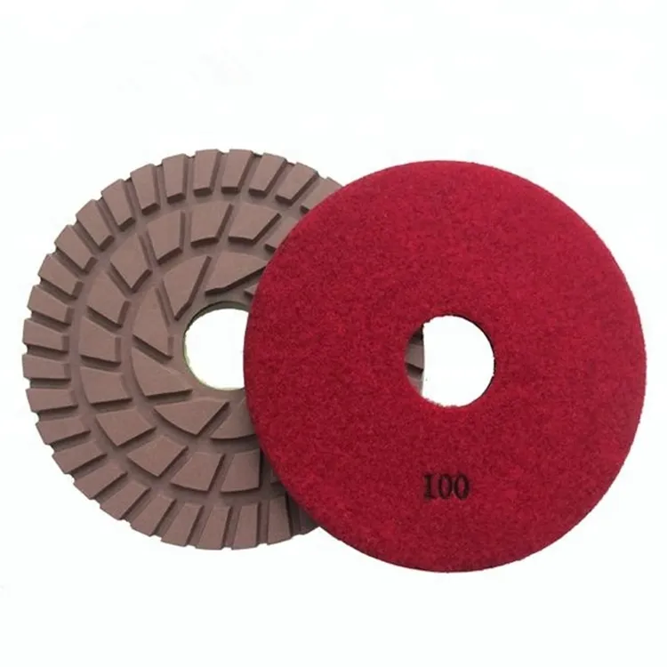 10 peças 7 Polegada d180mm almofadas de polimento a seco 7mm espessura disco moagem almofadas resina para concreto e terrazzo floor2901