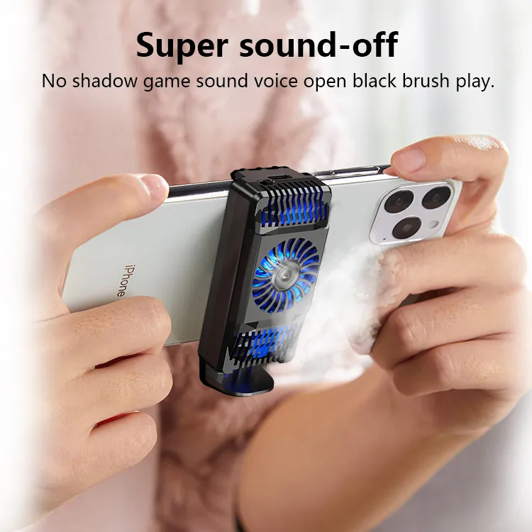 Tragbare Fan Halter Kühlkörper Handy Kühler Gaming Universal Telefon Kühler Lüfter Für iPhone Samsung Huawei