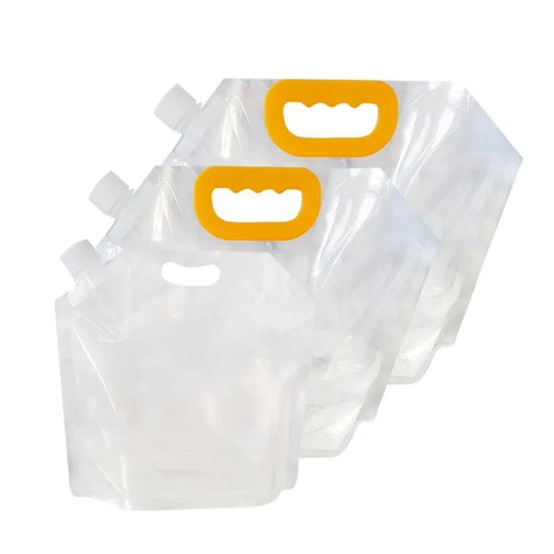 1 5 2 5 5L Stand-up Plastic Drink Packaging Bag Spout Pouch for Beer Beverage Liquid Juice Milk Coffee DIY Packaging Bag251x