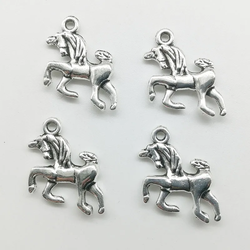 Unicorn Horse Alloy Charms Perles Pendants pour bijoux Making Oreing Collier Bracelet Clavier Chain Chain