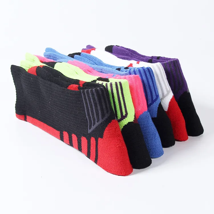 European and American Professional Elite Basketball Socks Towel Bottom Thick Long Tube Outdoor Sports Socks Fashion Fitness Men Socks