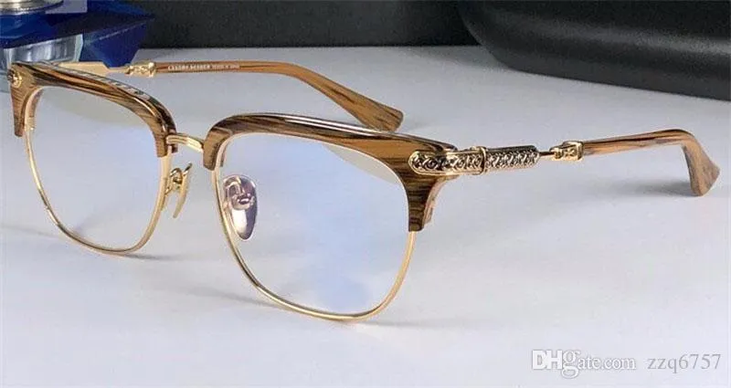 Nieuwe fahsion bril chrom-h bril Verti mannen oogframe ontwerp kan op recept bril vintage frame Steampunk Style2415 doen