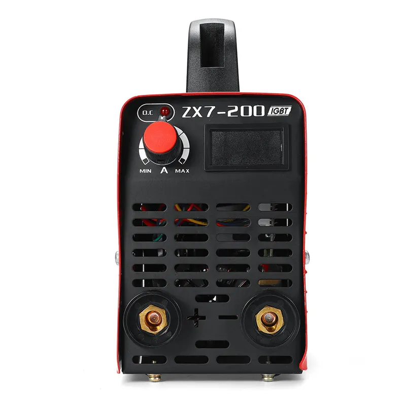 ZX7-200 220 В ручной мини-электросварочный инструмент MMA цифровой инверторный сварочный аппарат 20-200 А для дуговой сварки191r