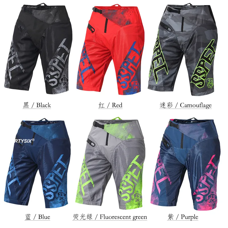 Sspec offroad equitação da motocicleta shorts mtb bmx mountain bike corrida downhill ciclismo shorts da bicicleta da sujeira equitação shorts das mulheres dos homens for6342762