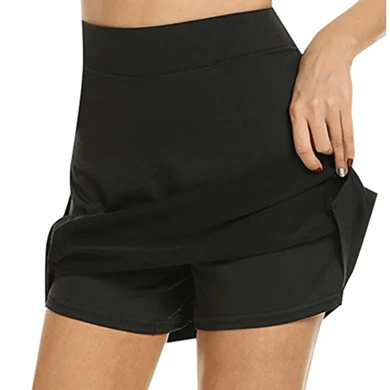 Qerformance Active Skorts spódnica damska ołówki plus size spódnice damskie prowadzenie treningu golfa w tenisa sportowy anty-affing skort285l