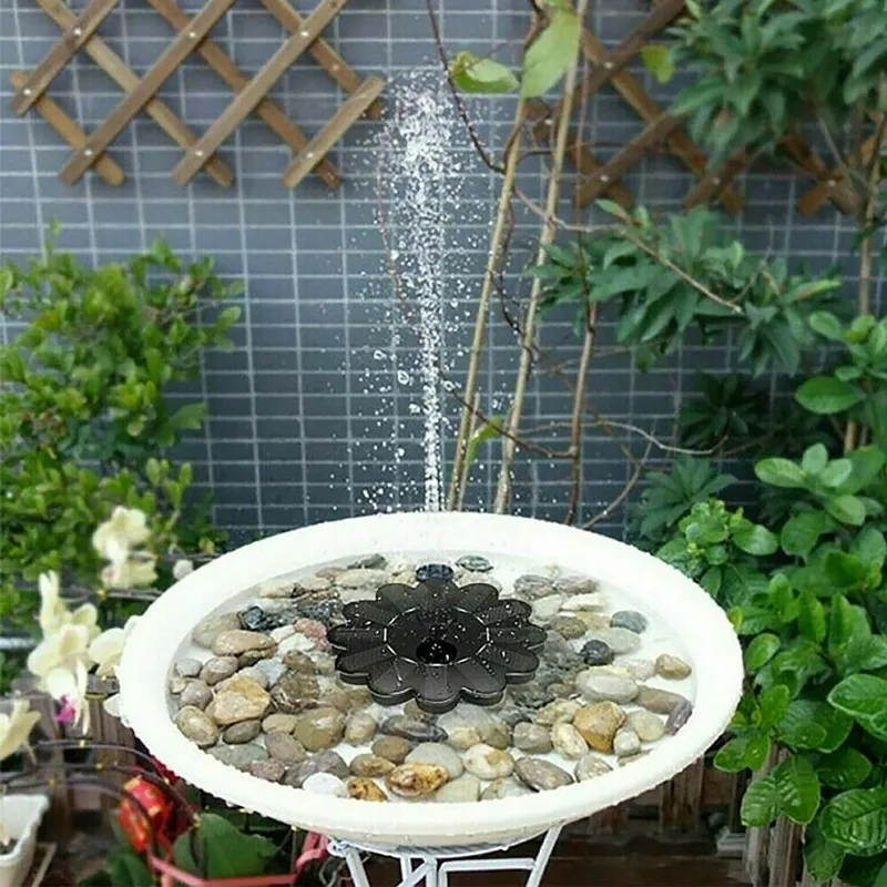 Solar Fountain Garden Kit Solar Water Pump Outdoor Landscape Fish Pool Pond Solar Water Pump Floating Fountain Garden Decoration257G