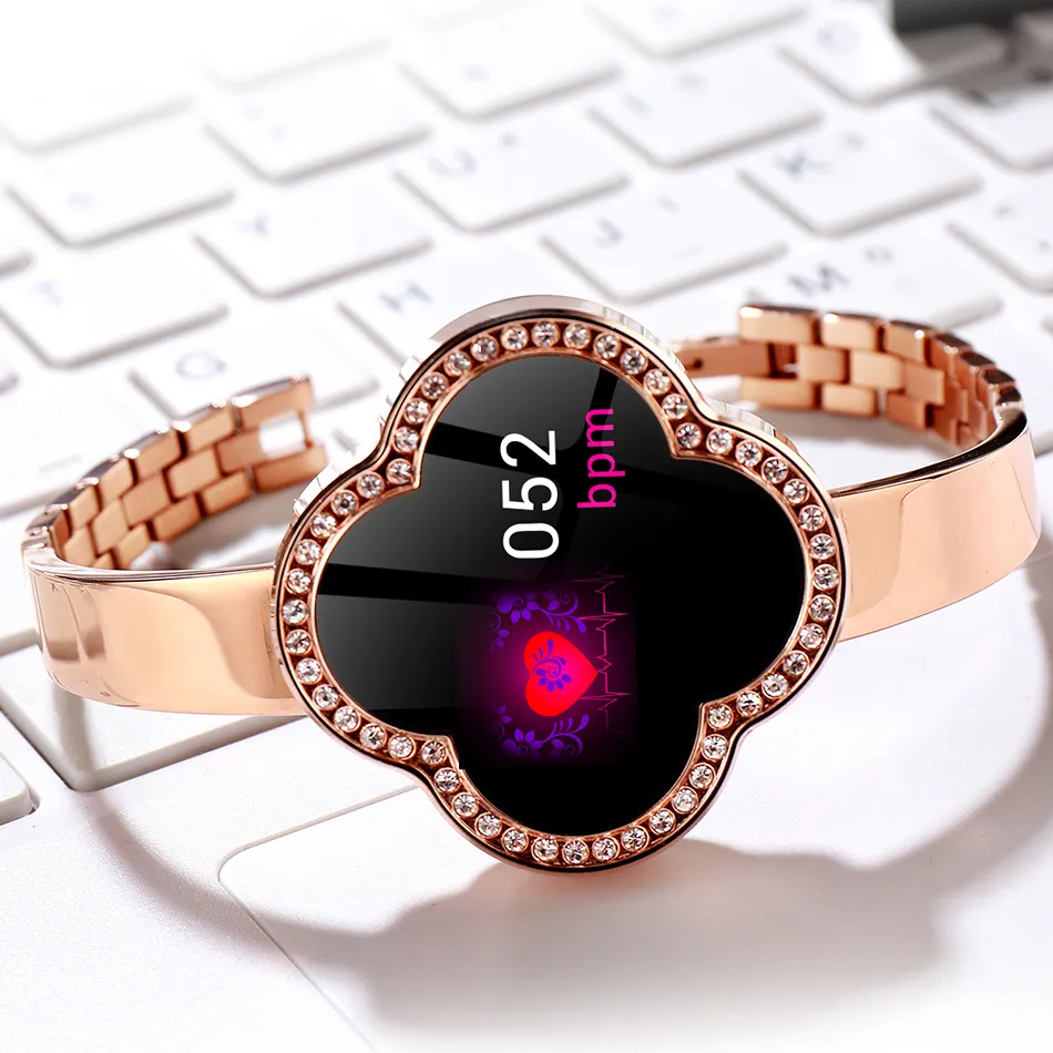 2019 New Fashion Smart Fitness Bracelet Women Blood Pressure Heart Rate Monitoring Wristband Lady Watch Gift For Friend Y190624023312