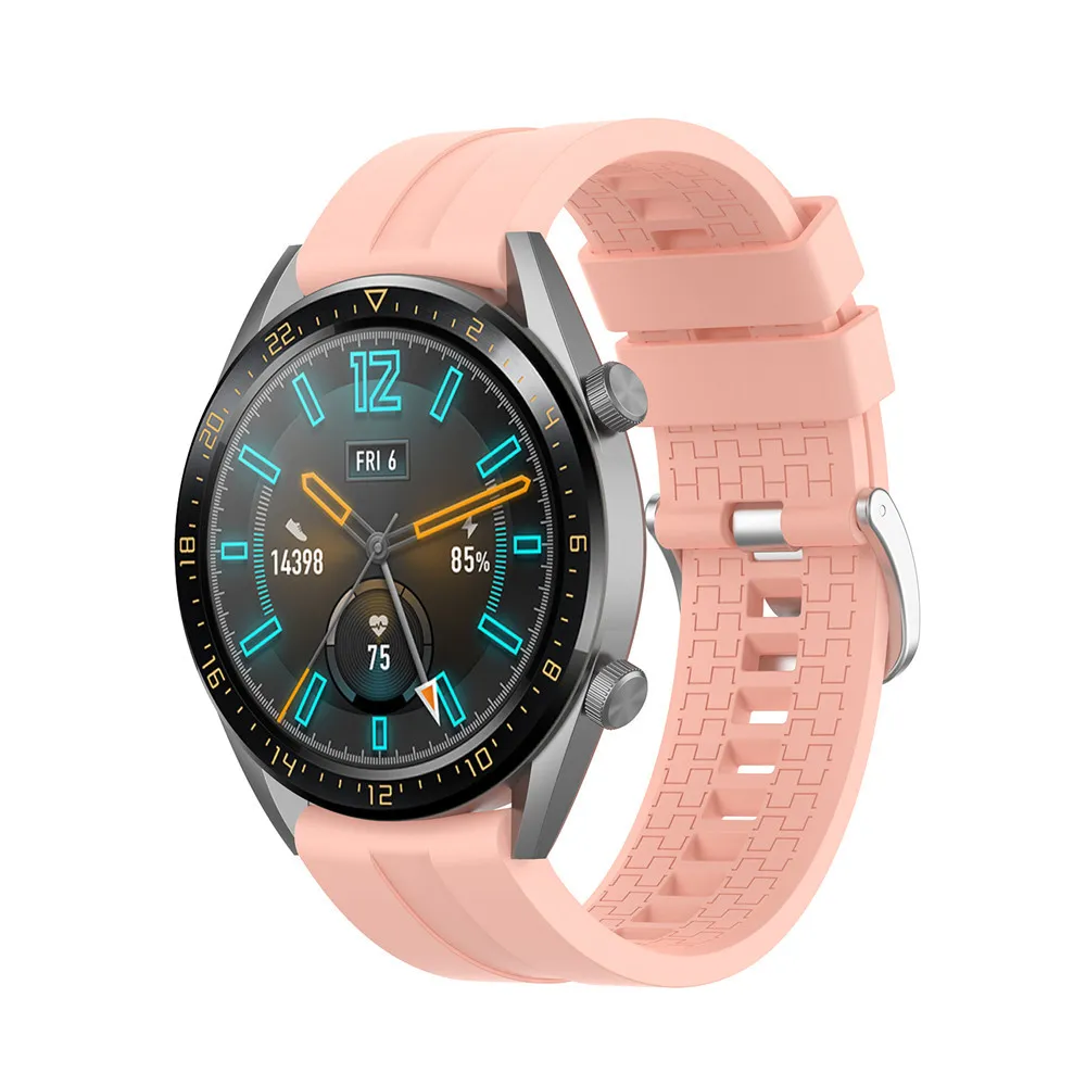 Bracelet de montre en Silicone Sport 22mm pour montre Huawei GT 46mm actif pour accessoires de bracelet de remplacement de montre intelligente magique d'honneur