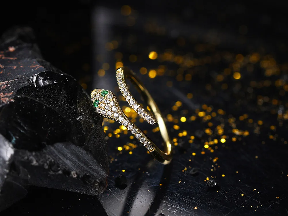 Snake shape open ring Midi Knuckle fashion women lady jewelry 2020254B