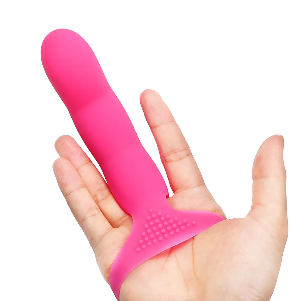 VATINE 7 velocità vibratore da dito cinturino su stimolatore del clitoride giocattoli del sesso in silicone le donne Gspot prodotti del sesso la masturbazione femminile Y13025219