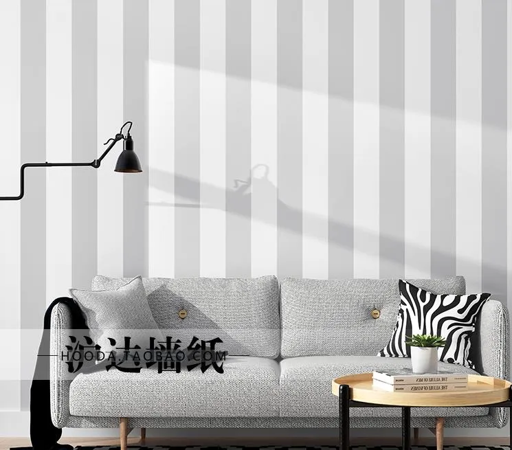 Non-woven wallpaper roll classic metallic glitter stripe wallpaper background wall wallpaper 3d white home decor2761