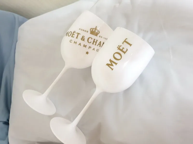 2 uds copa de vino de plástico para fiesta copa de champán blanco MOET vino Glass269l