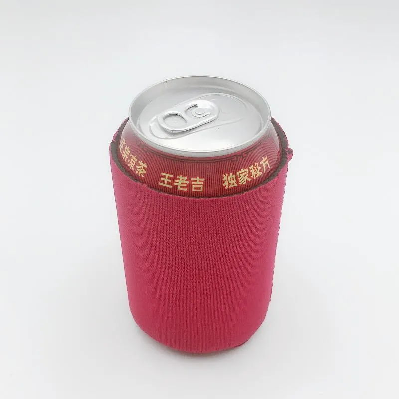 Isolanti lattina sottile birra Dispositivo di raffreddamento bevande in neoprene premium Bottiglia di soda pieghevole Cola Koozies Cactus Leopard Can Sleeve assortiti 244P