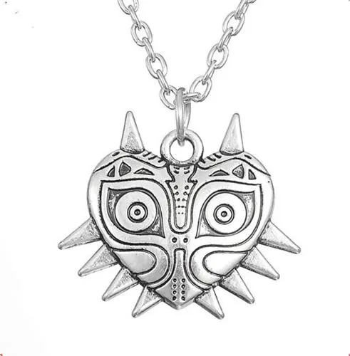 Z2 Collana religiosa pagana wiccan con ciondolo maschera The Legend of Zelda Majoras273F