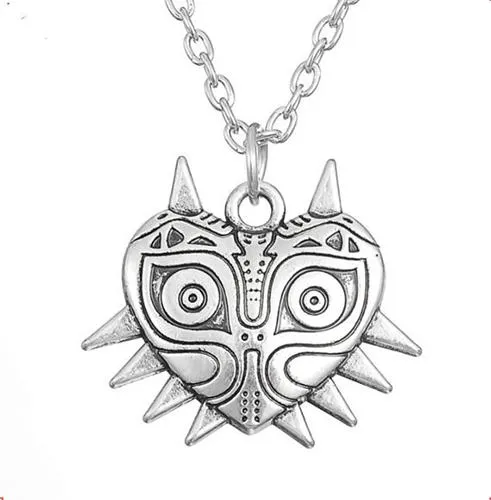 Z2 The Legend of Zelda Majoras-Masken-Anhänger, heidnische Wicca-religiöse Halskette, Schmuck, 224 Stück