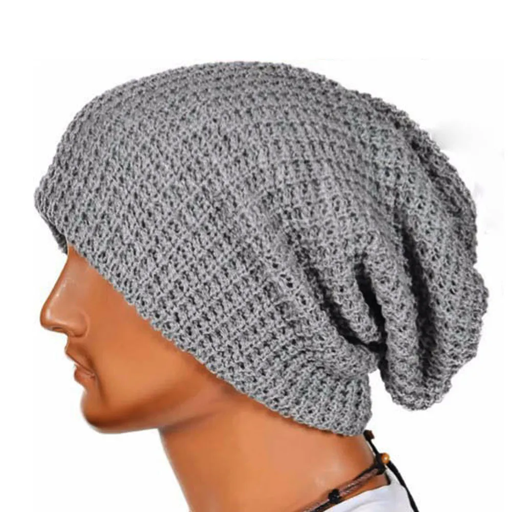 2018 moda quente chapéu de inverno para homens chapéu de tricô boné feminino gorro chapéu crânio gorros elásticos chapéus gota s181203022013480