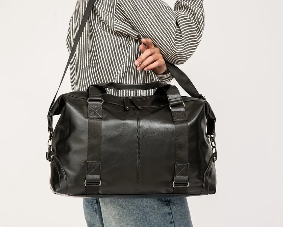 Kobiety z dużymi zdolnościami dla kobiet podróżnych klasycznych wysokiej jakości mężczyzn torebki na ramiona noszą bagaż 258J