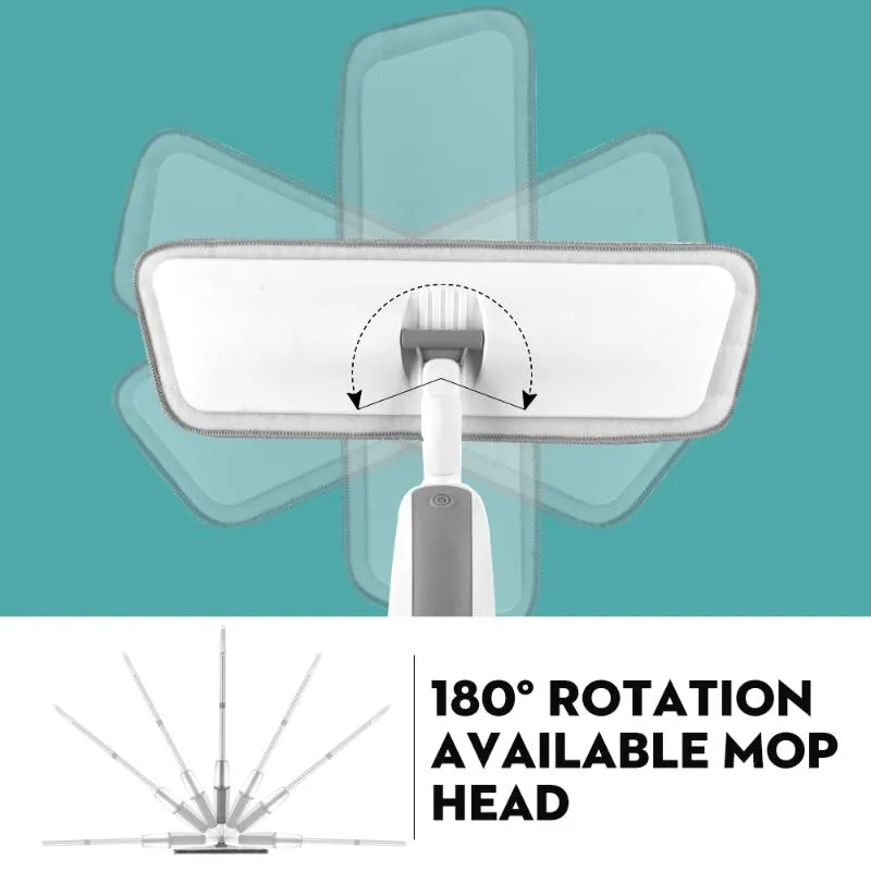 VIP-спрей, швабра, набор метел, волшебная швабра, плоские швабры для деревянного пола, инструмент для уборки дома, бытовой инструмент с многоразовыми подушечками из микрофибры Lazy2413